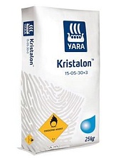 YaraTera Kristalon WHITE LABEL 15-5-30+3, 25кг